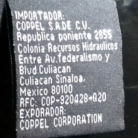 Large Black Leather Pig Skin Jacket - Picture 6 of 6